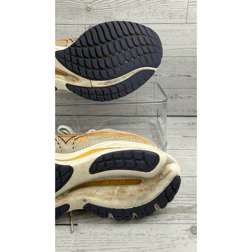 Mizuno Wave Rider 27 Womens Running Shoes Size 9 Peach Gray #116 - Picture 8 of 8